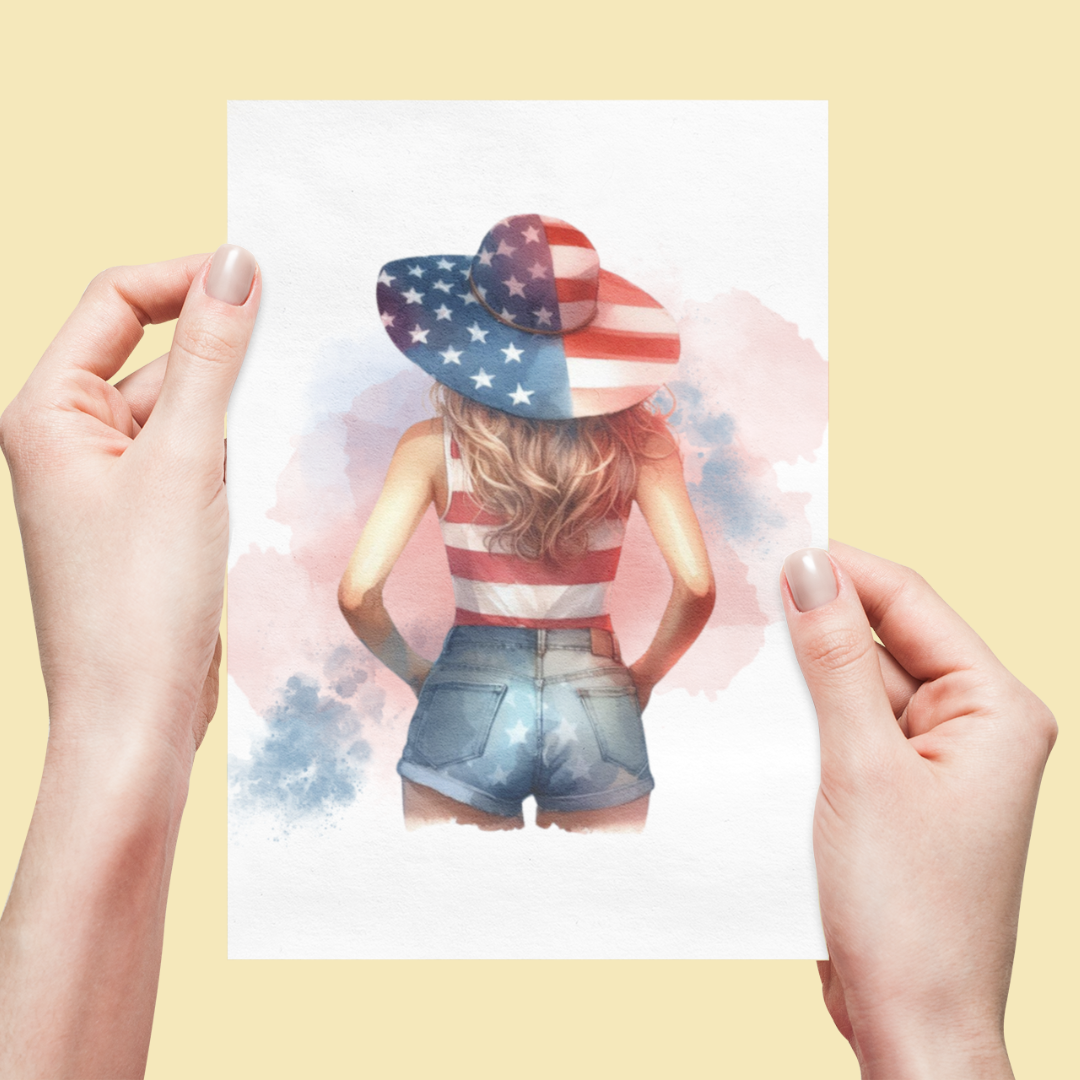 American Summer Girl Digital Download