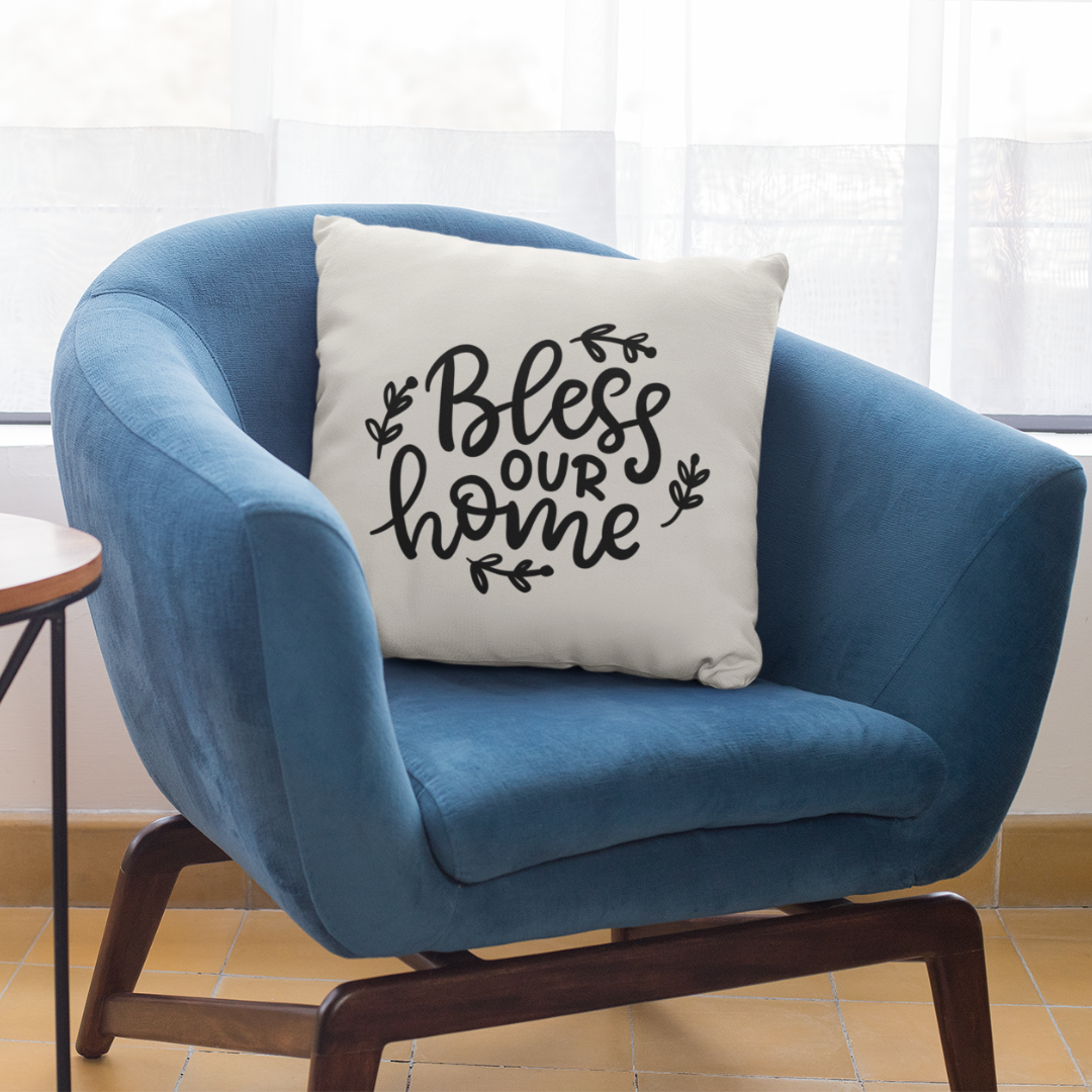 Bless Our Home Pillow Cover