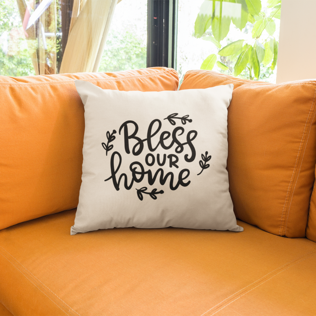 Bless Our Home Pillow Cover