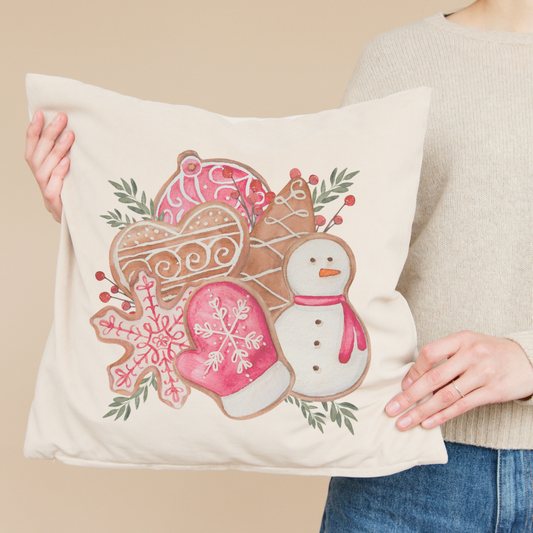 Christmas Cookies Pillow Cover