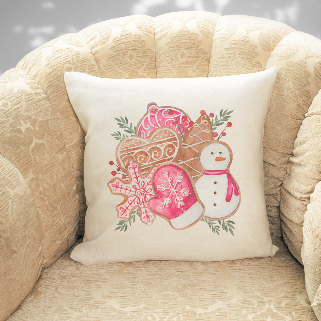 Christmas Cookies Pillow Cover