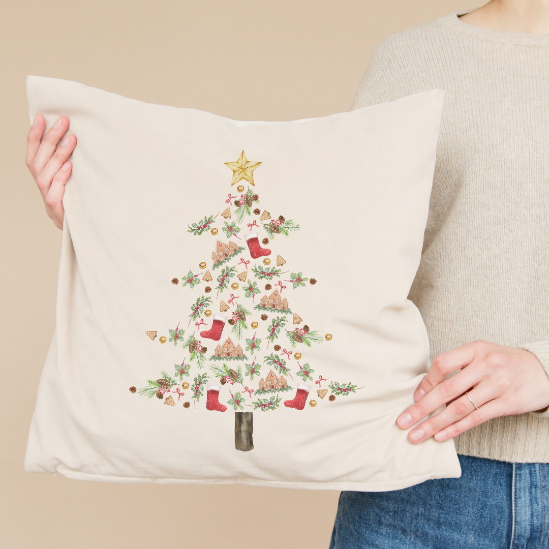 Christmas Tree Pillow Cover