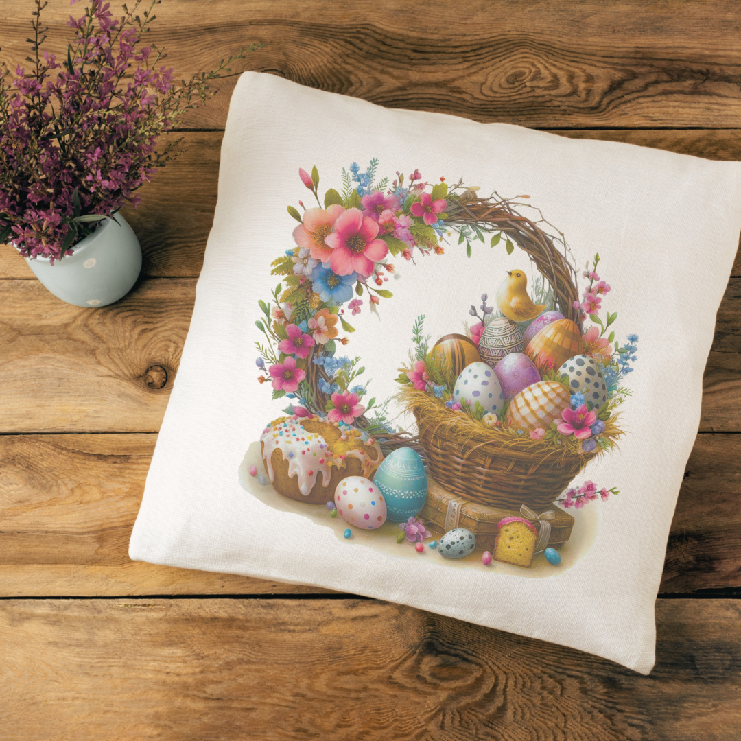 Easter Goodies Pillow Cover