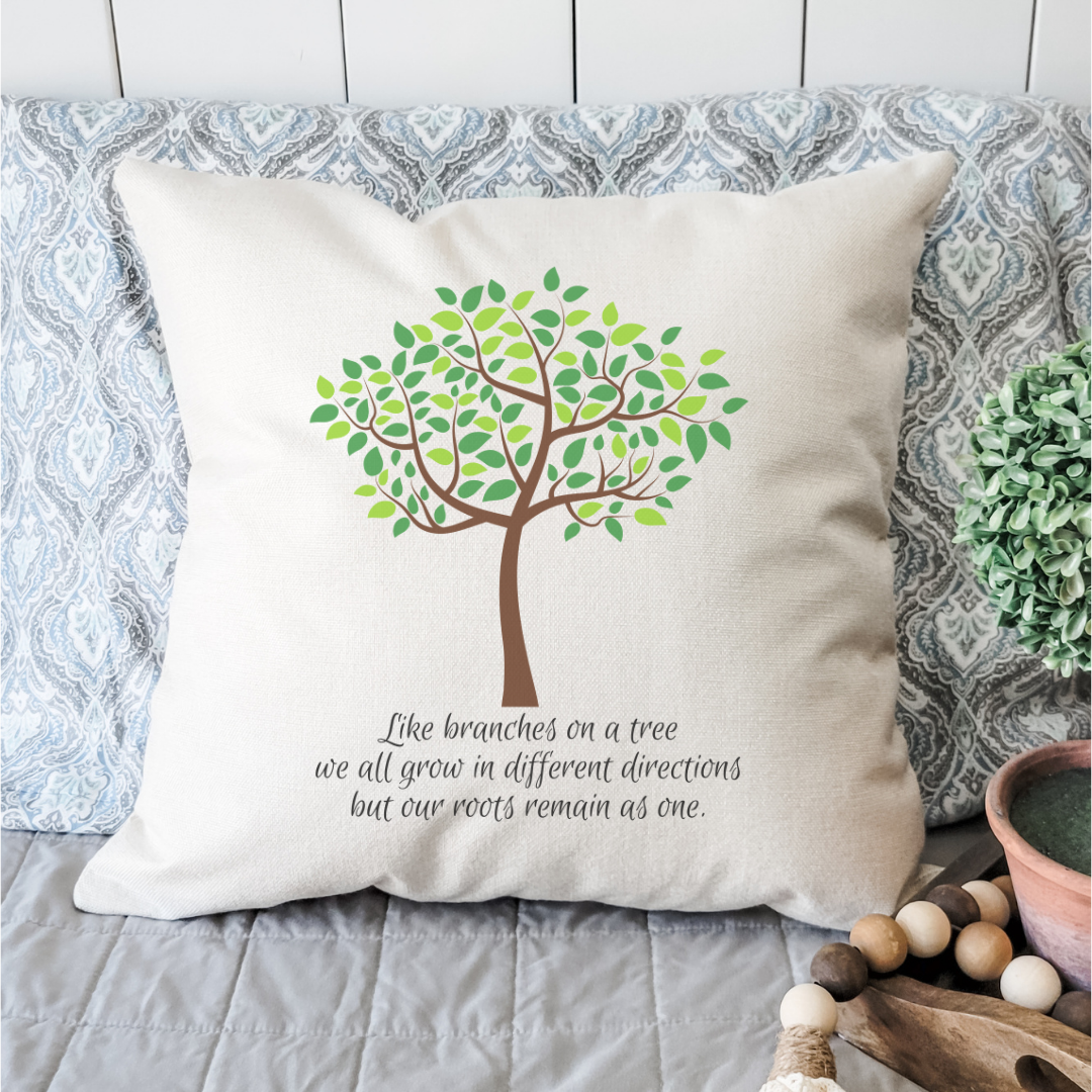 Family Tree Pillow Cover