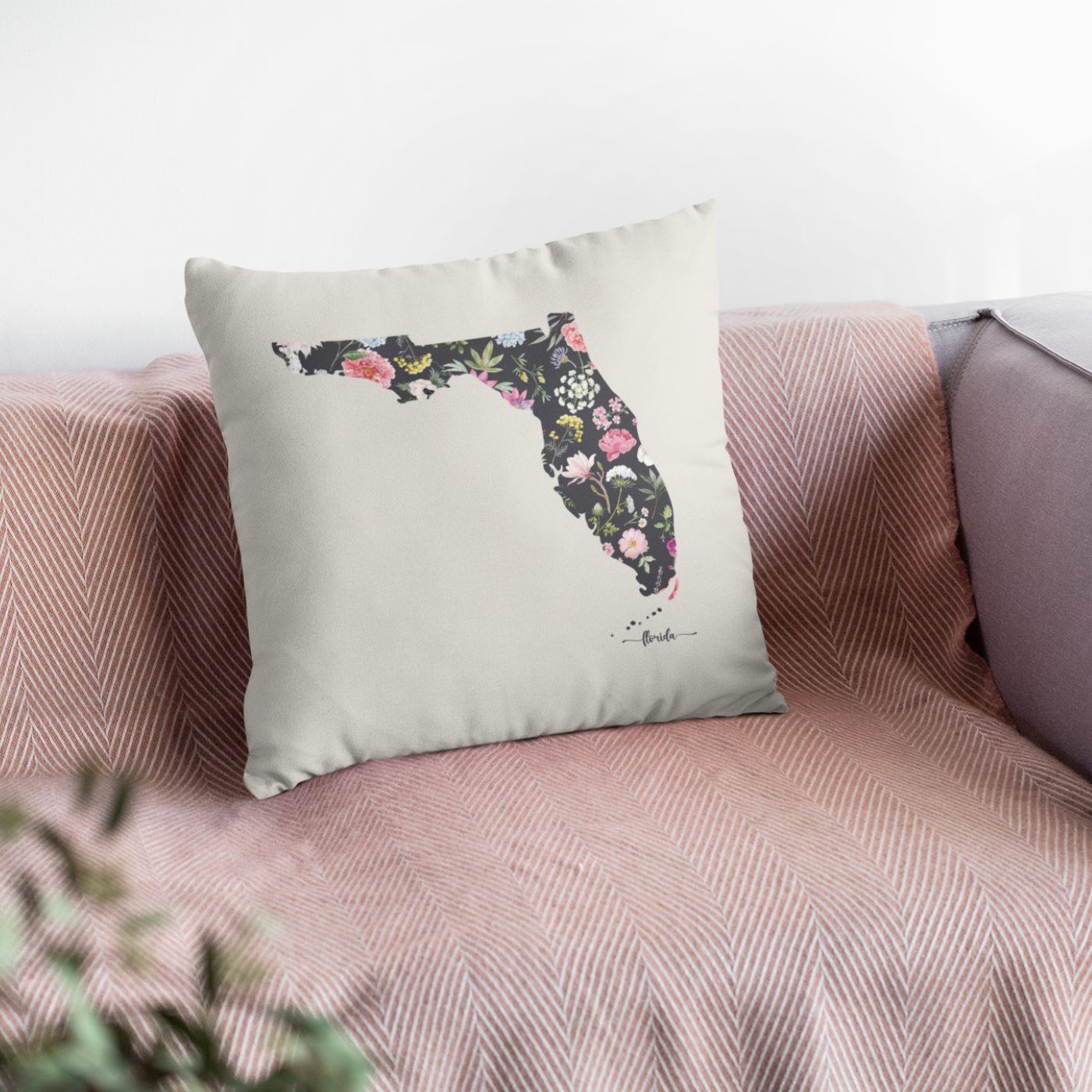 Florida Pillow Cover