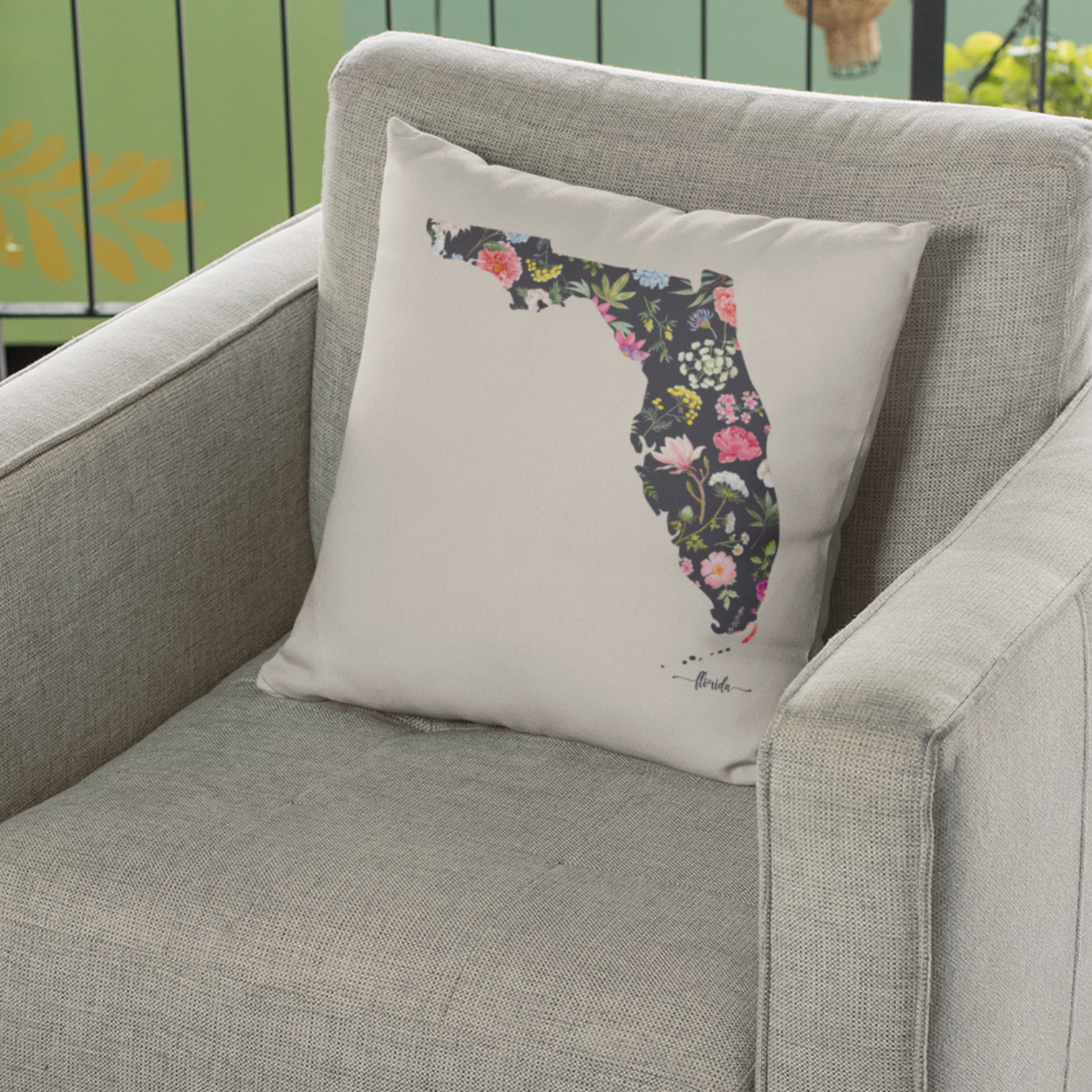 Florida Pillow Cover