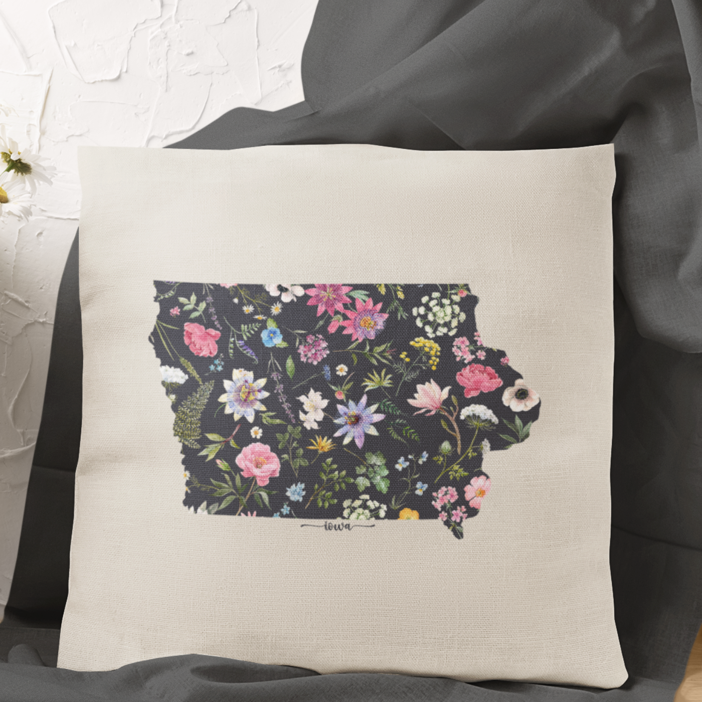 Iowa Pillow Cover