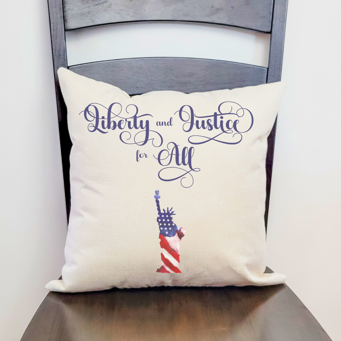Liberty and Justice For All Pillow Cover