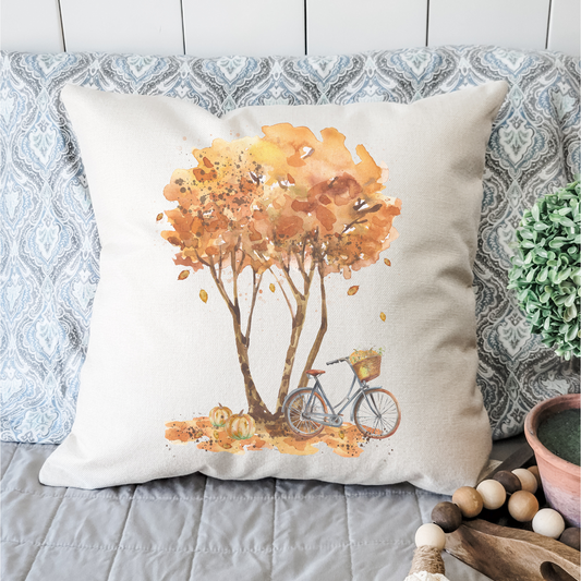 October Ride Pillow Cover