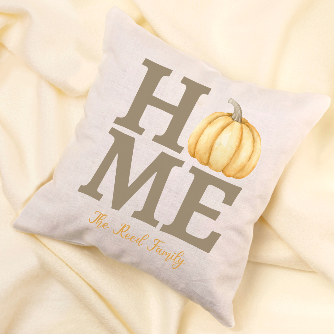 Personalized Home Pumpkin Pillow Cover