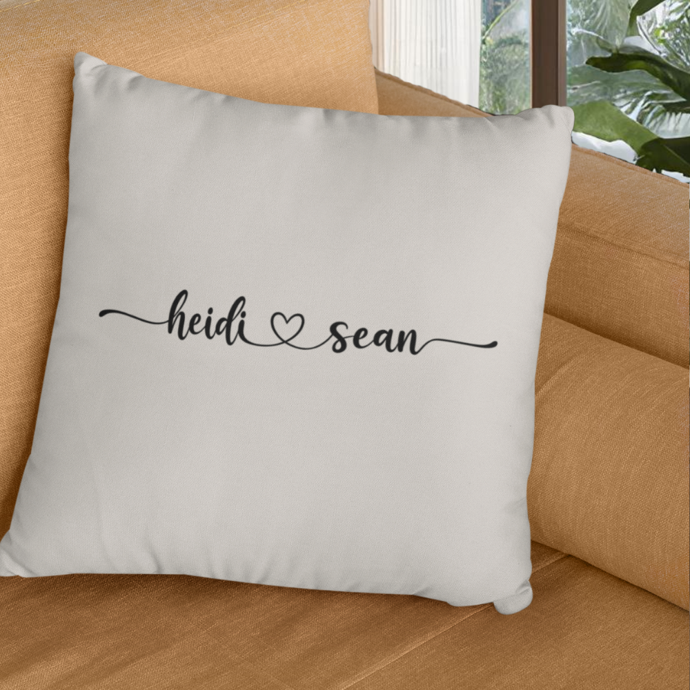 Personalized Soulmates Pillow Cover