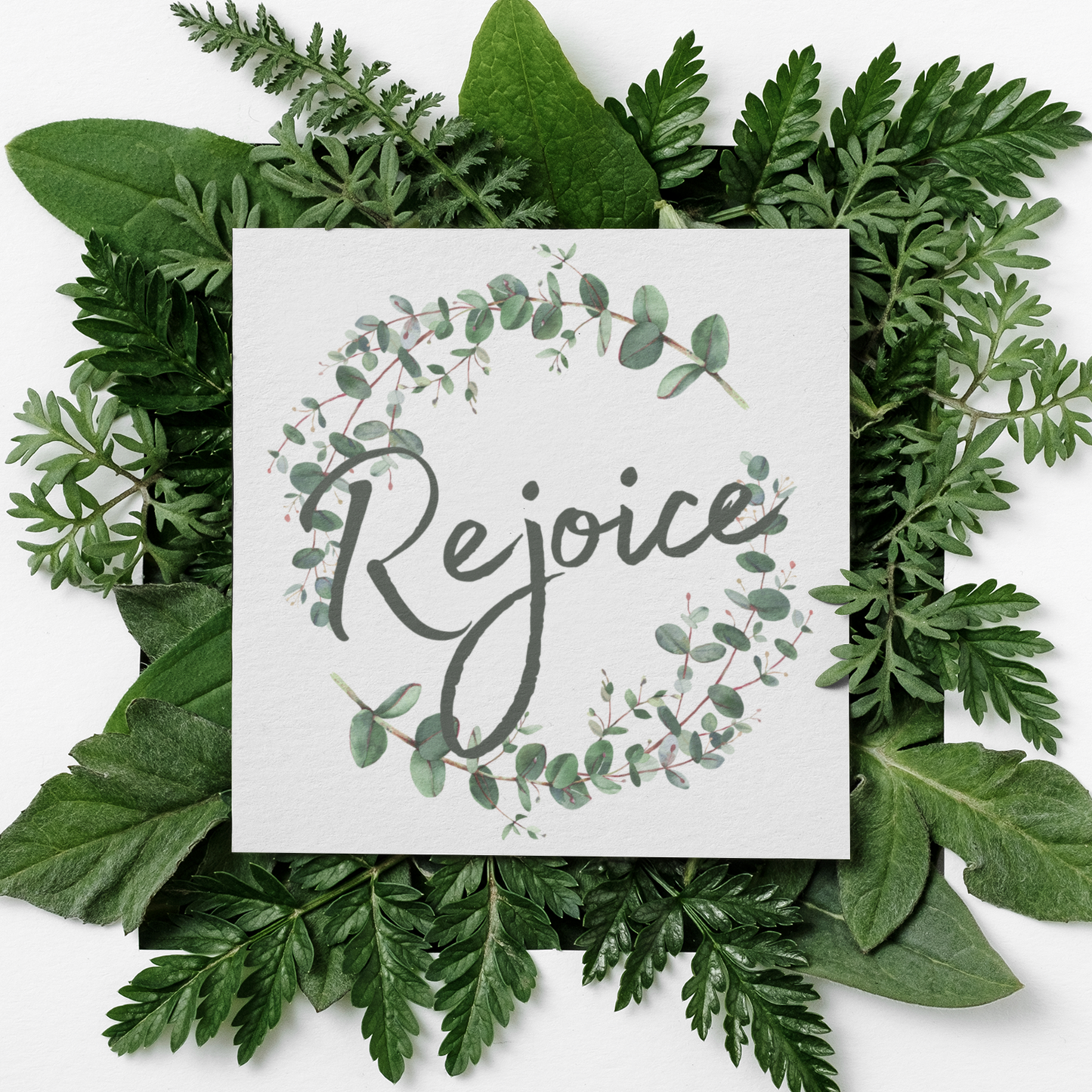 Rejoice Wreath Digital Download