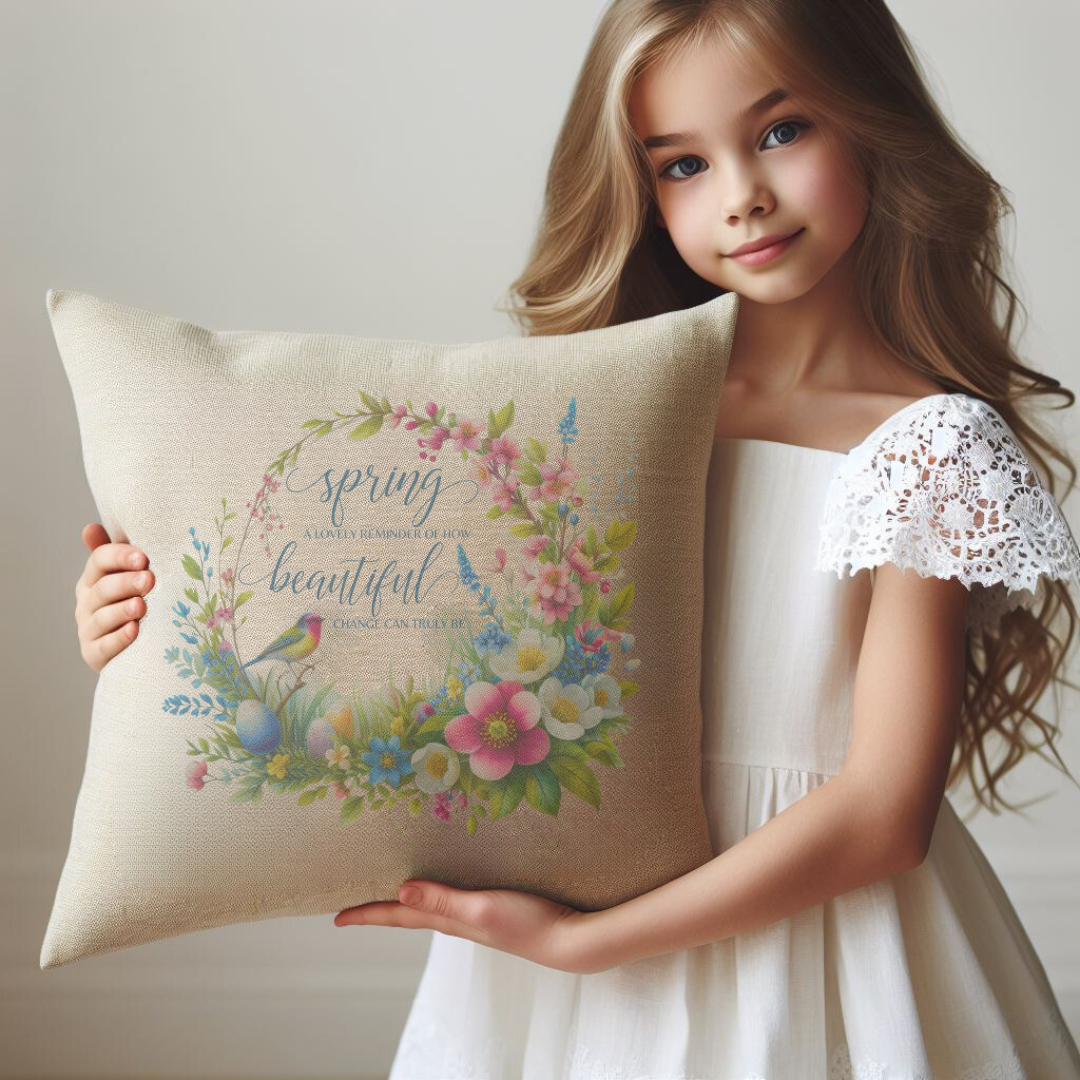 Spring Beautiful Pillow Cover