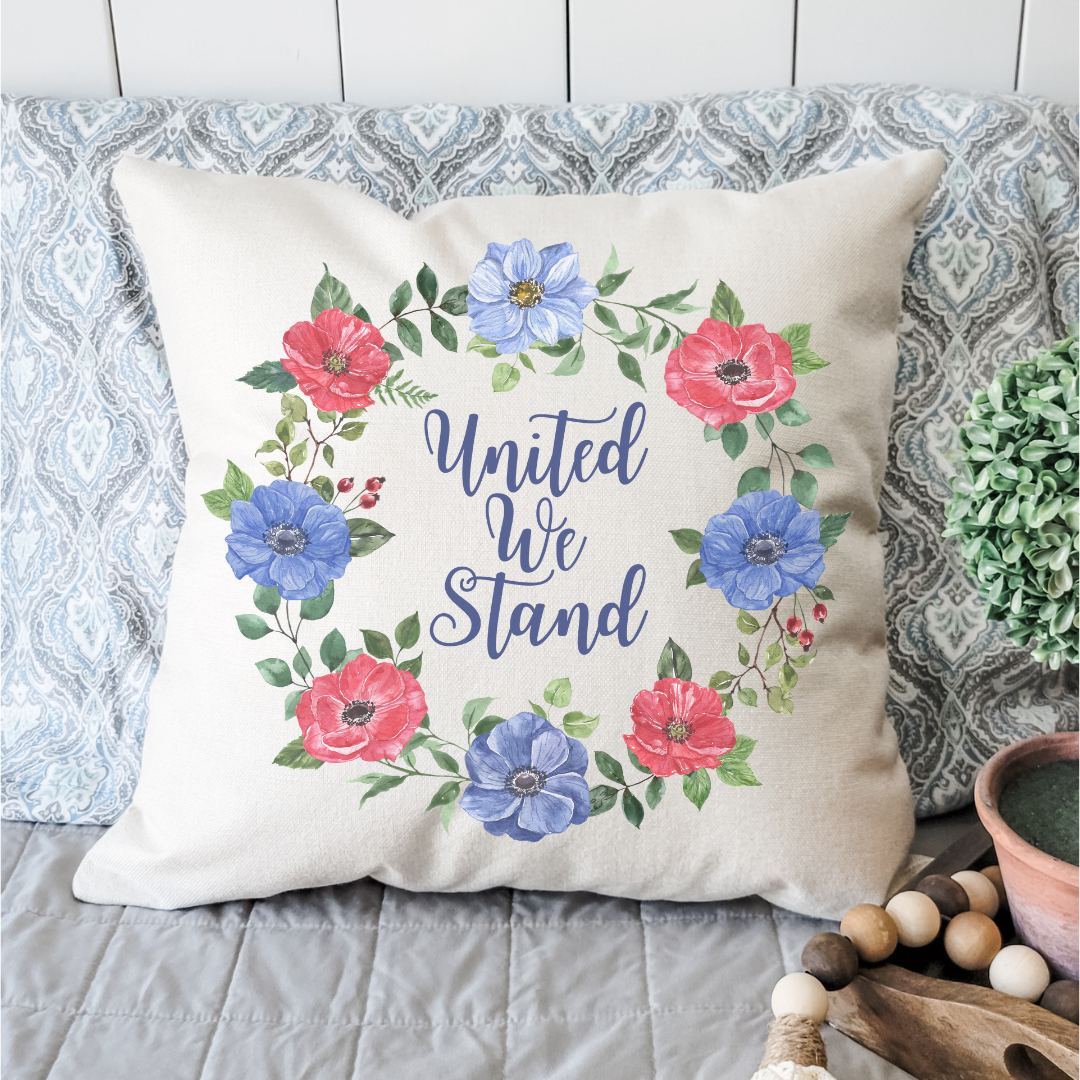 United We Stand Pillow Cover