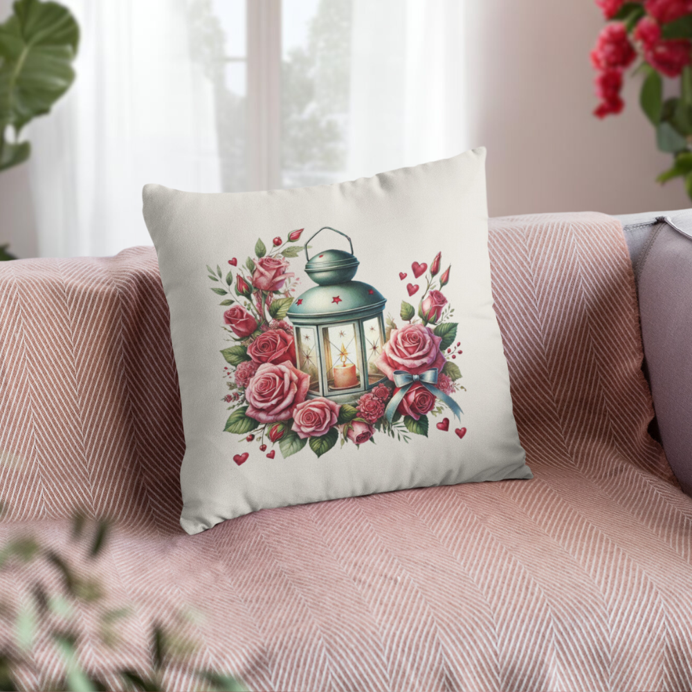 Valentine Lantern Pillow Cover