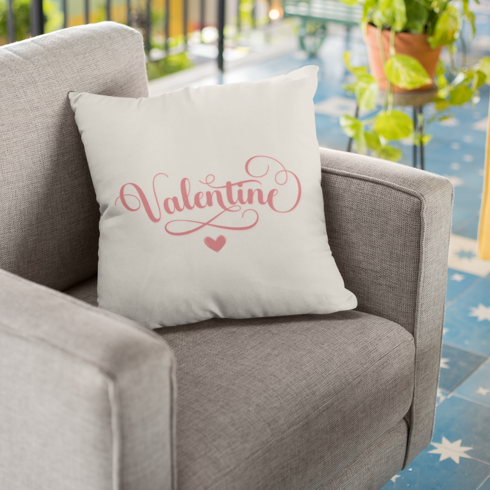 Valentine Script Pillow Cover