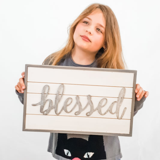 "Blessed" Sign