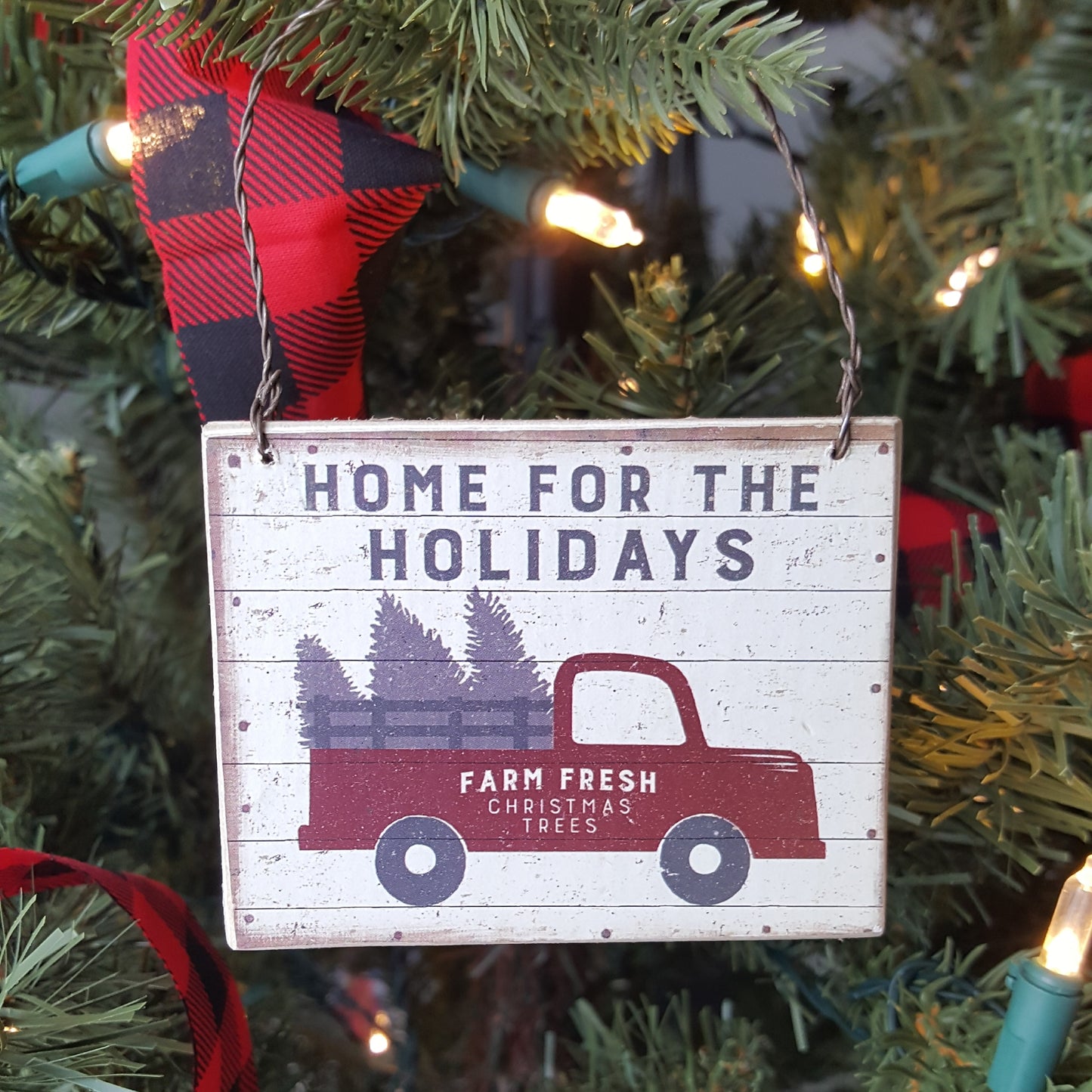 Home for the Holidays Truck Ornament