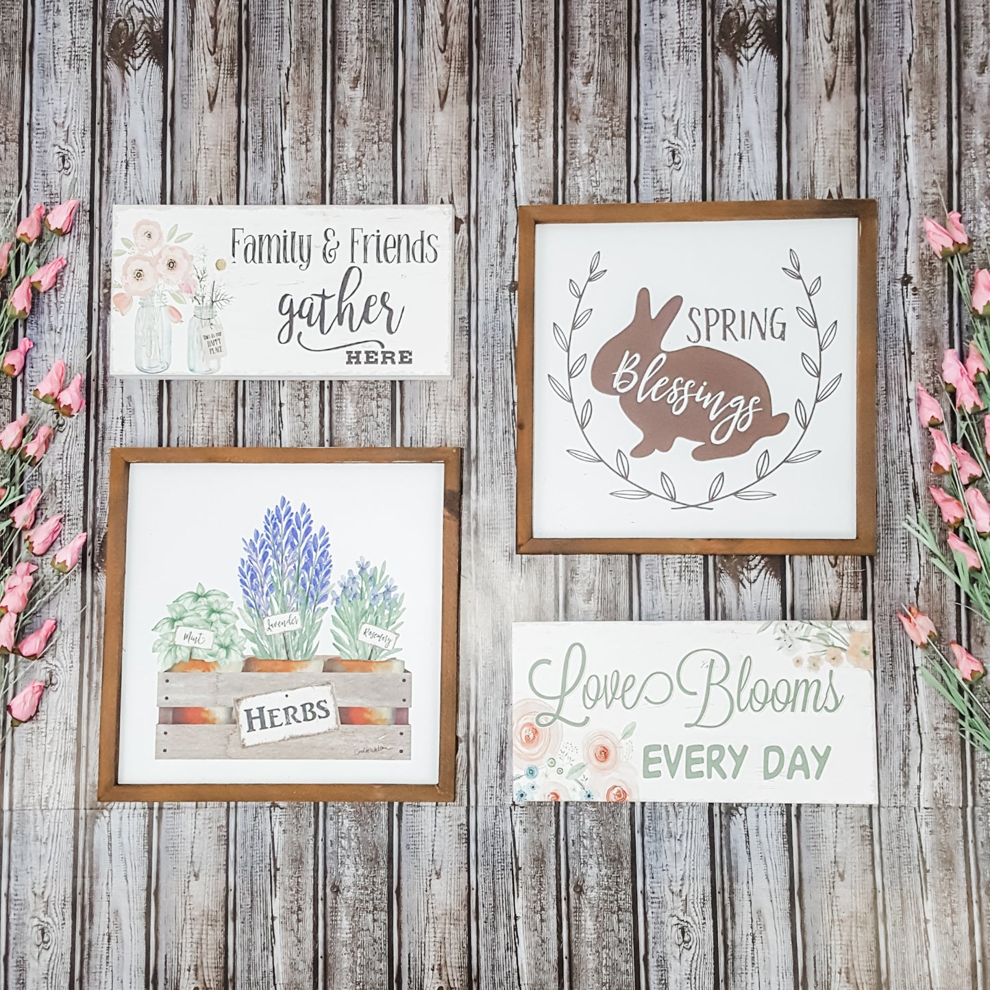 Love Blooms Every Day Box Sign