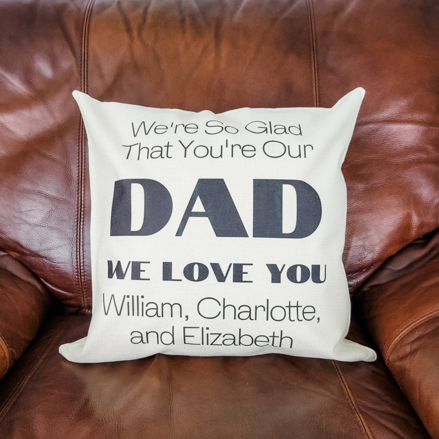 Personalized Dad Pillow Covers