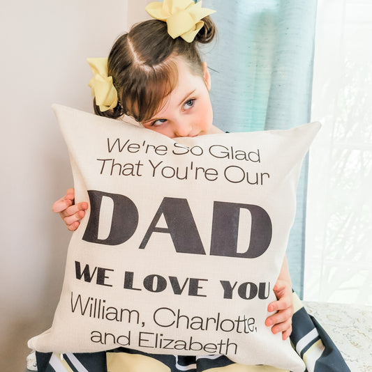 Personalized Dad Pillow Covers
