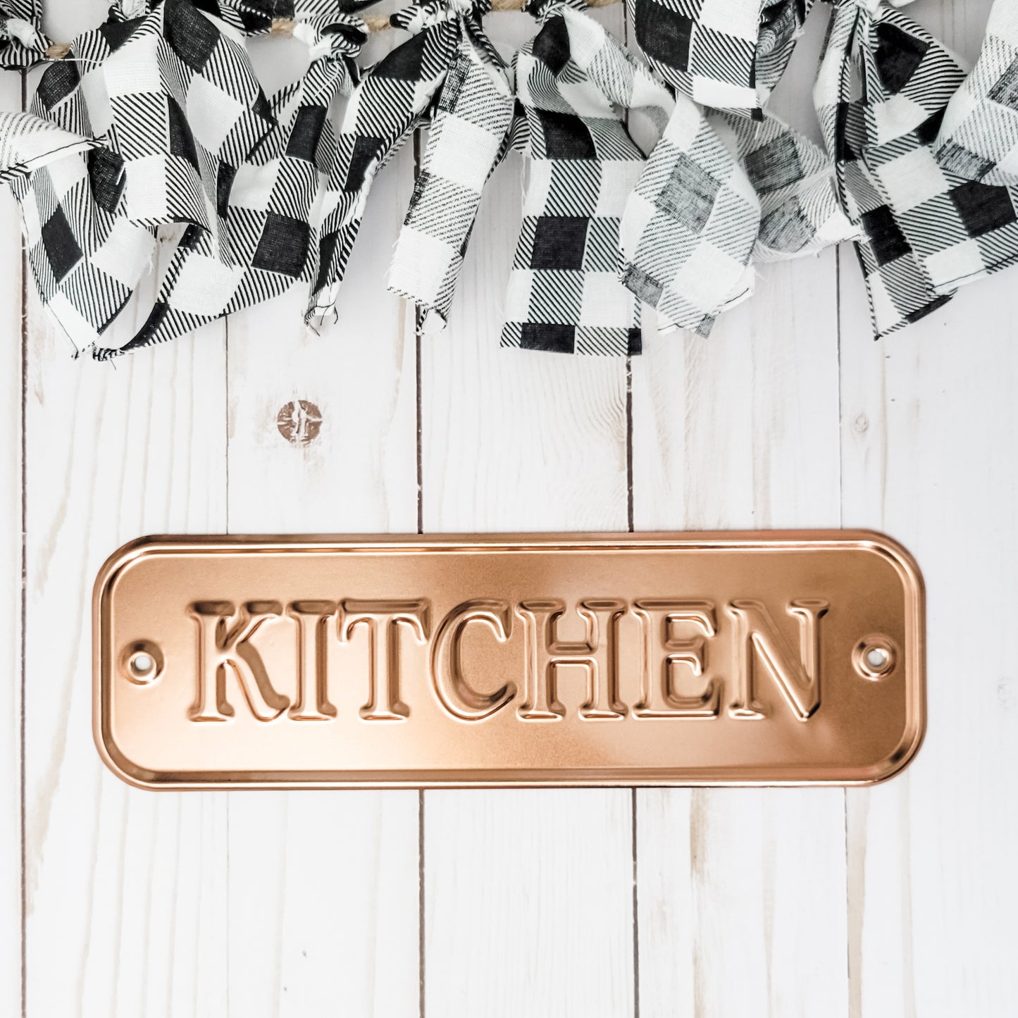 Copper Kitchen Signs