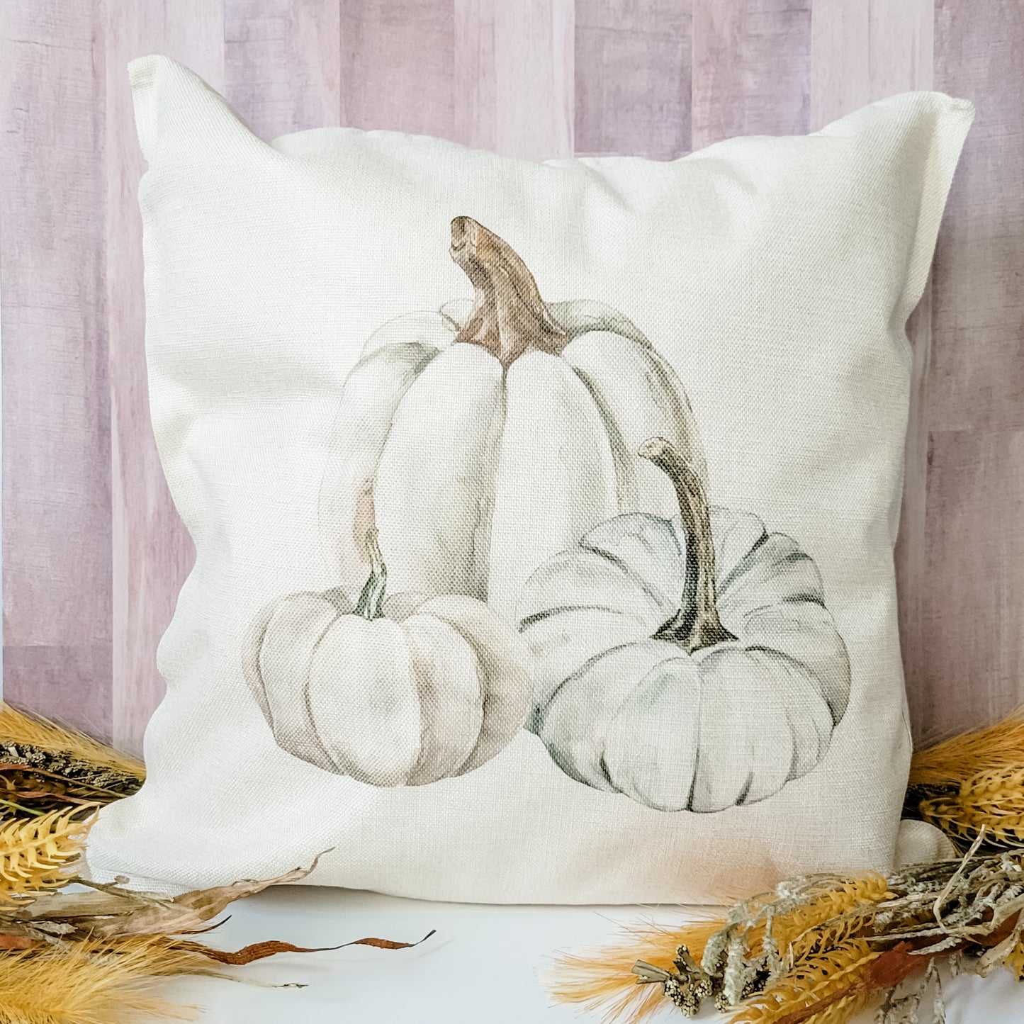 Gray Pumpkin Medley Pillow Cover