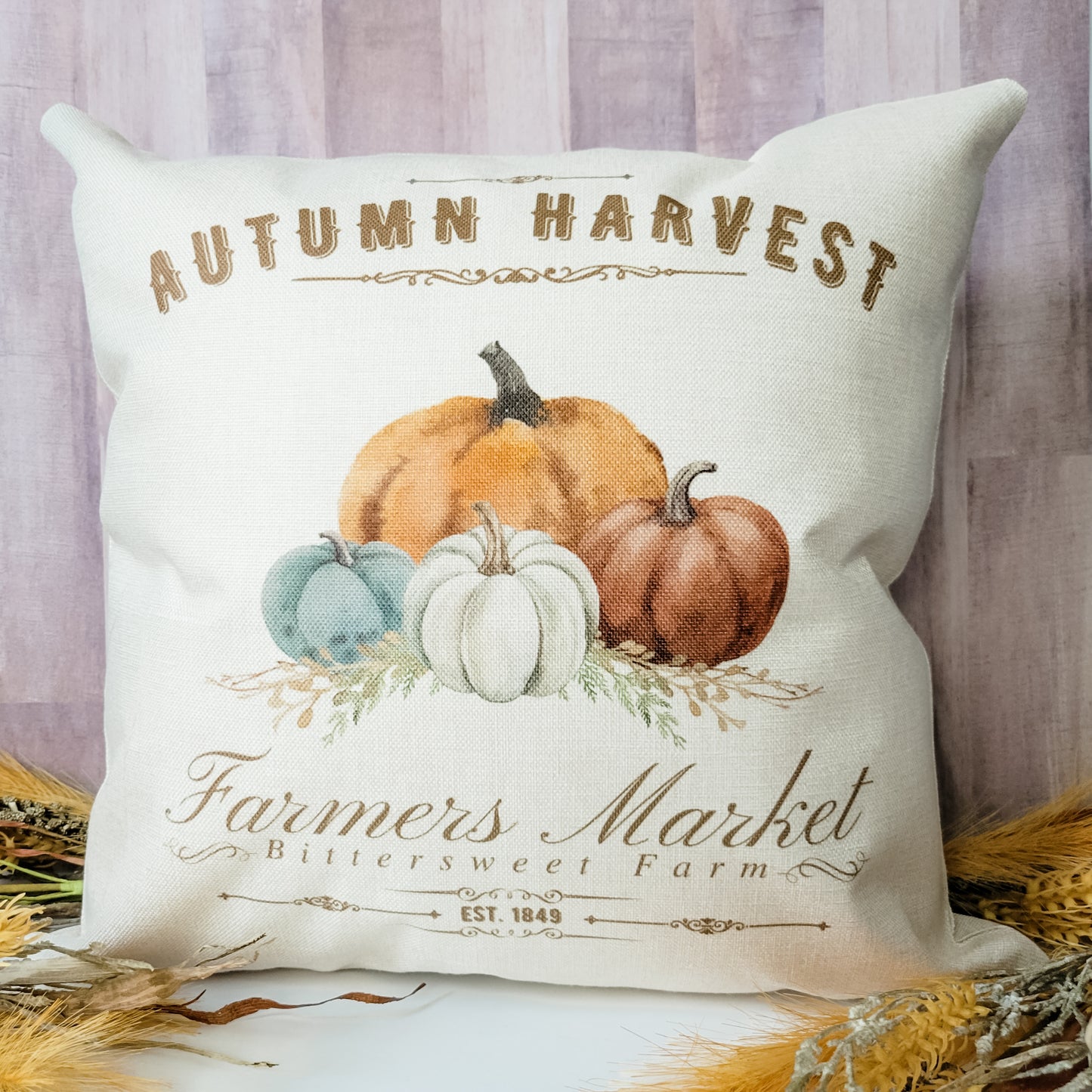 Autumn Harvest Pillow Cover