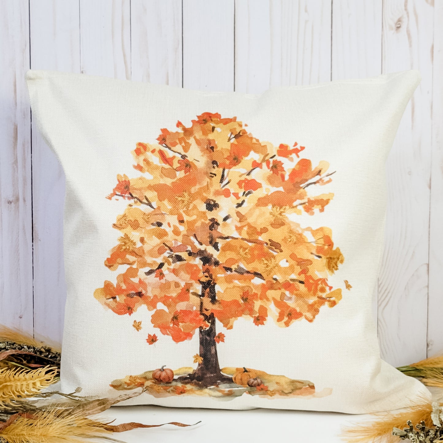 Fall Tree Pillow Cover