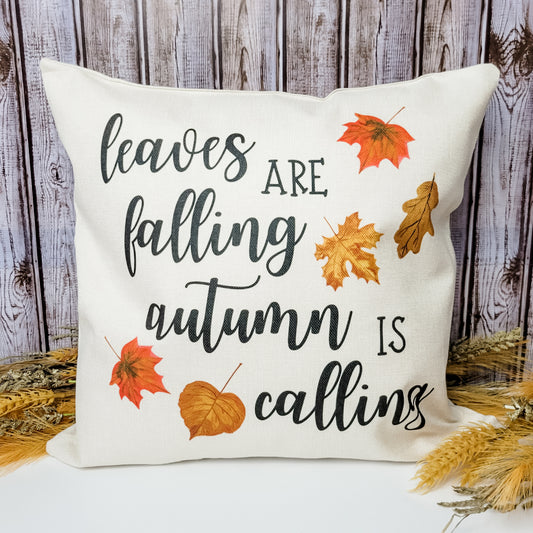 Leaves Are Falling Pillow Cover