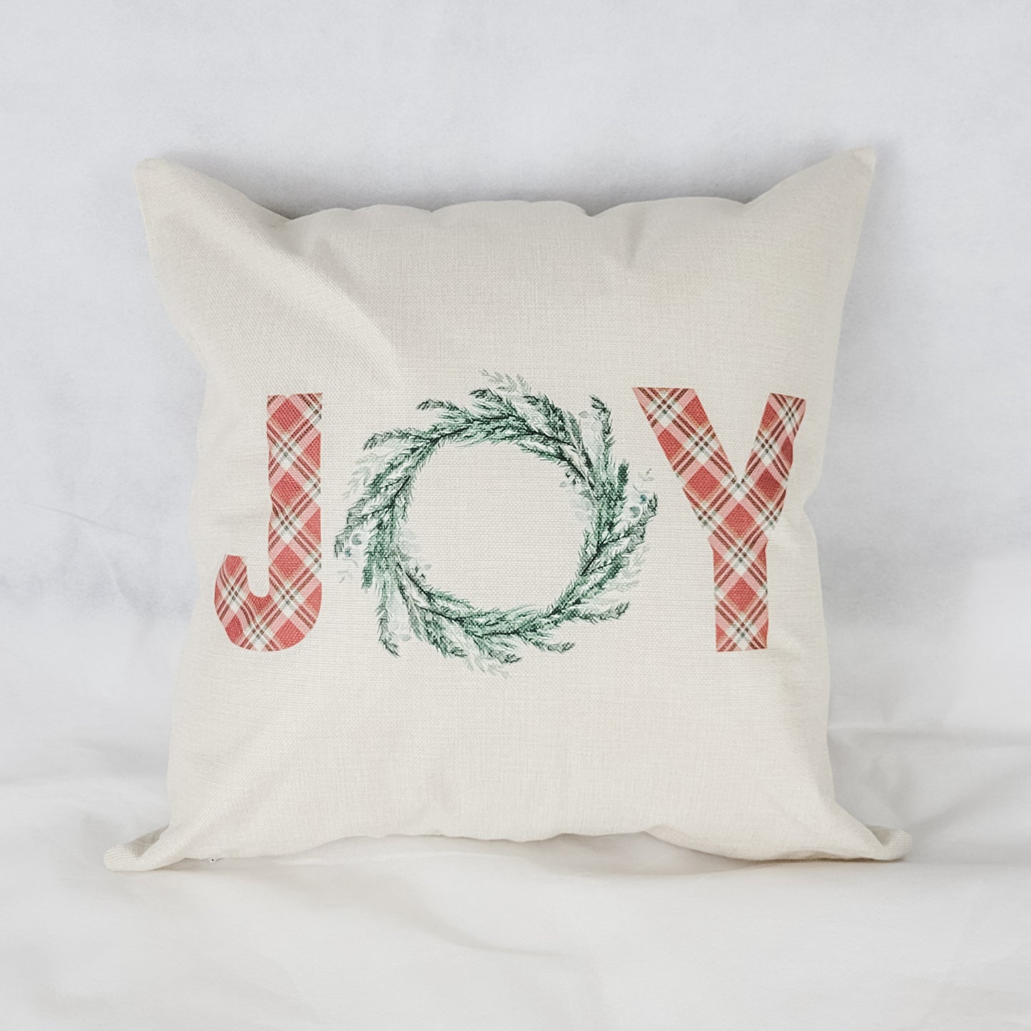 J O Y Pillow Cover