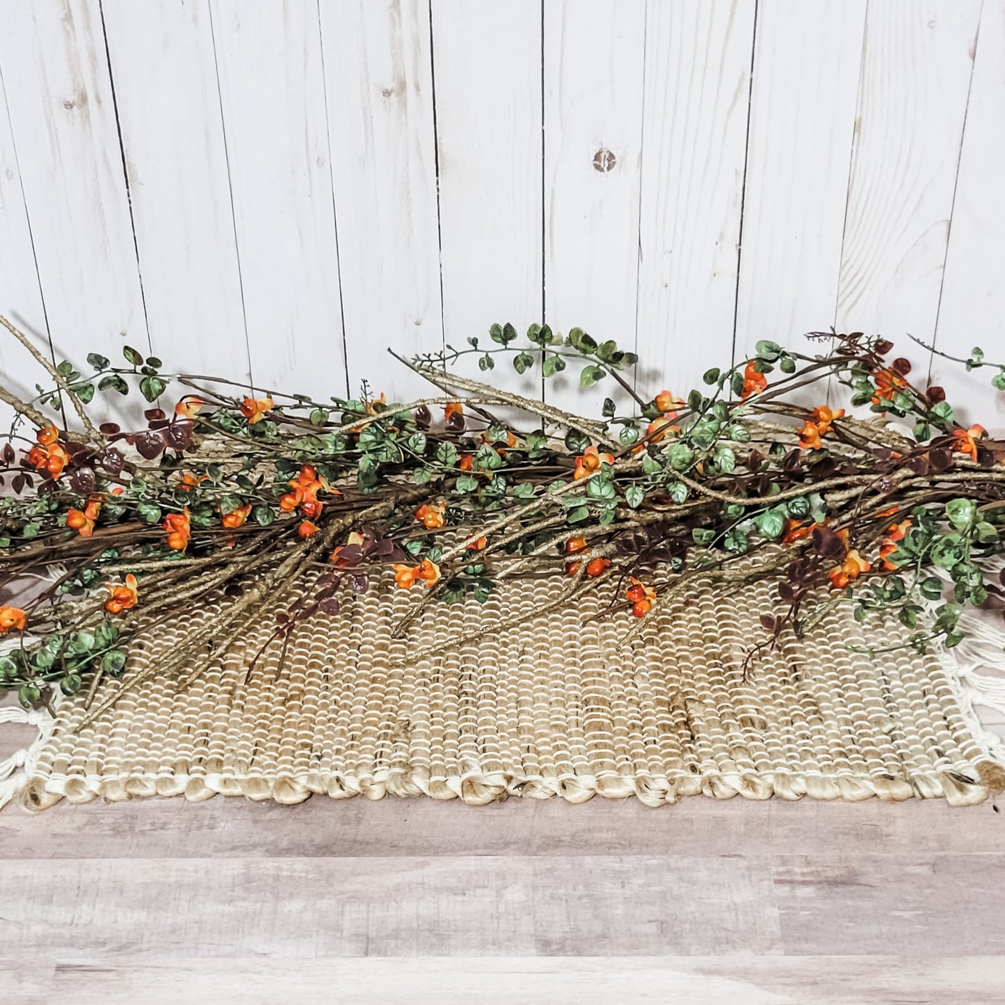 Bittersweet and Baby Grass Garland