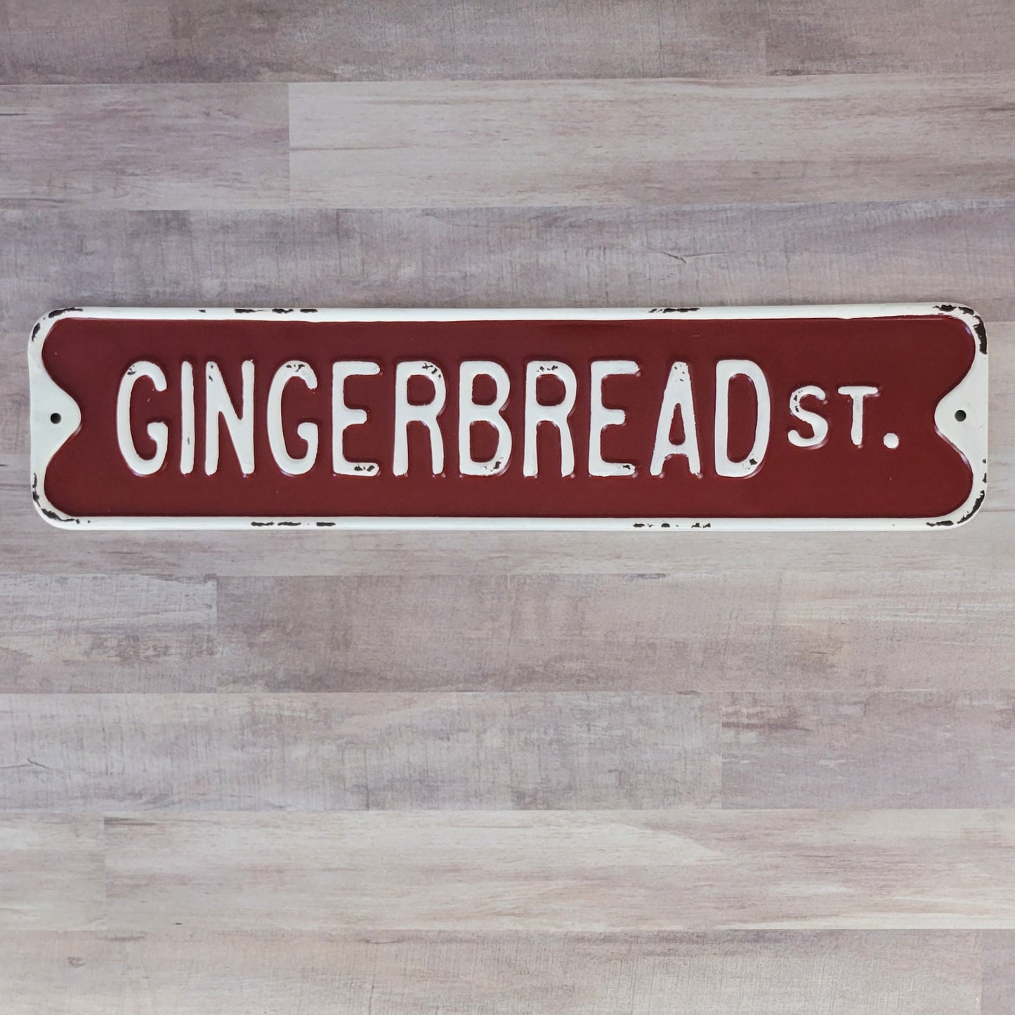 "Gingerbread Street" Street Sign
