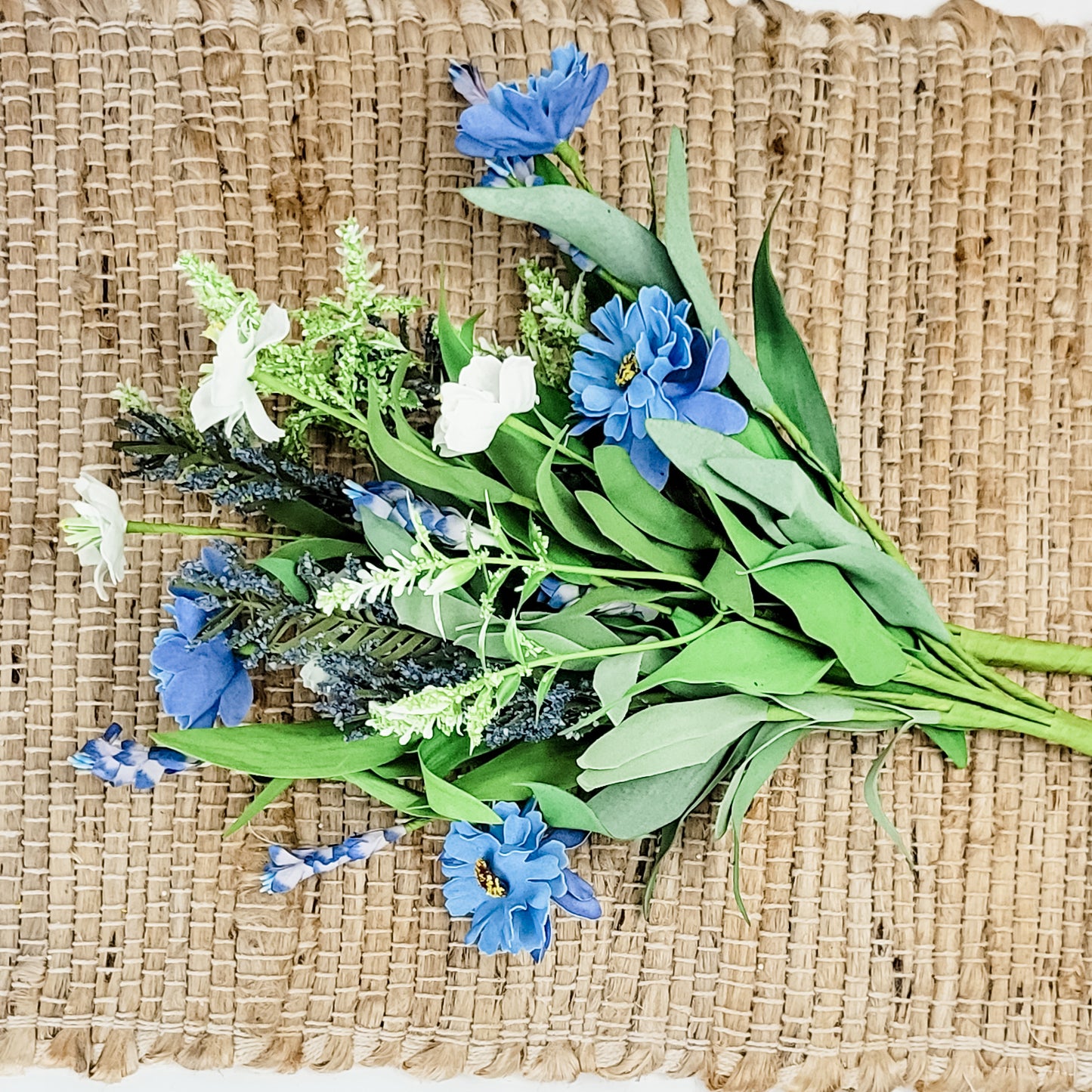 Blue and White Stems (set of 2)