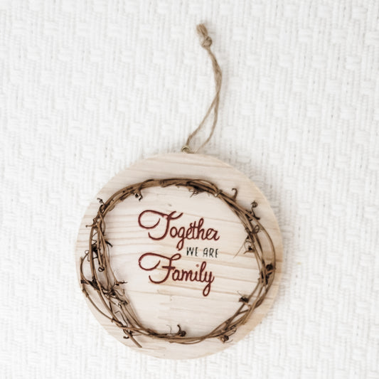 Together We Are Family Ornament
