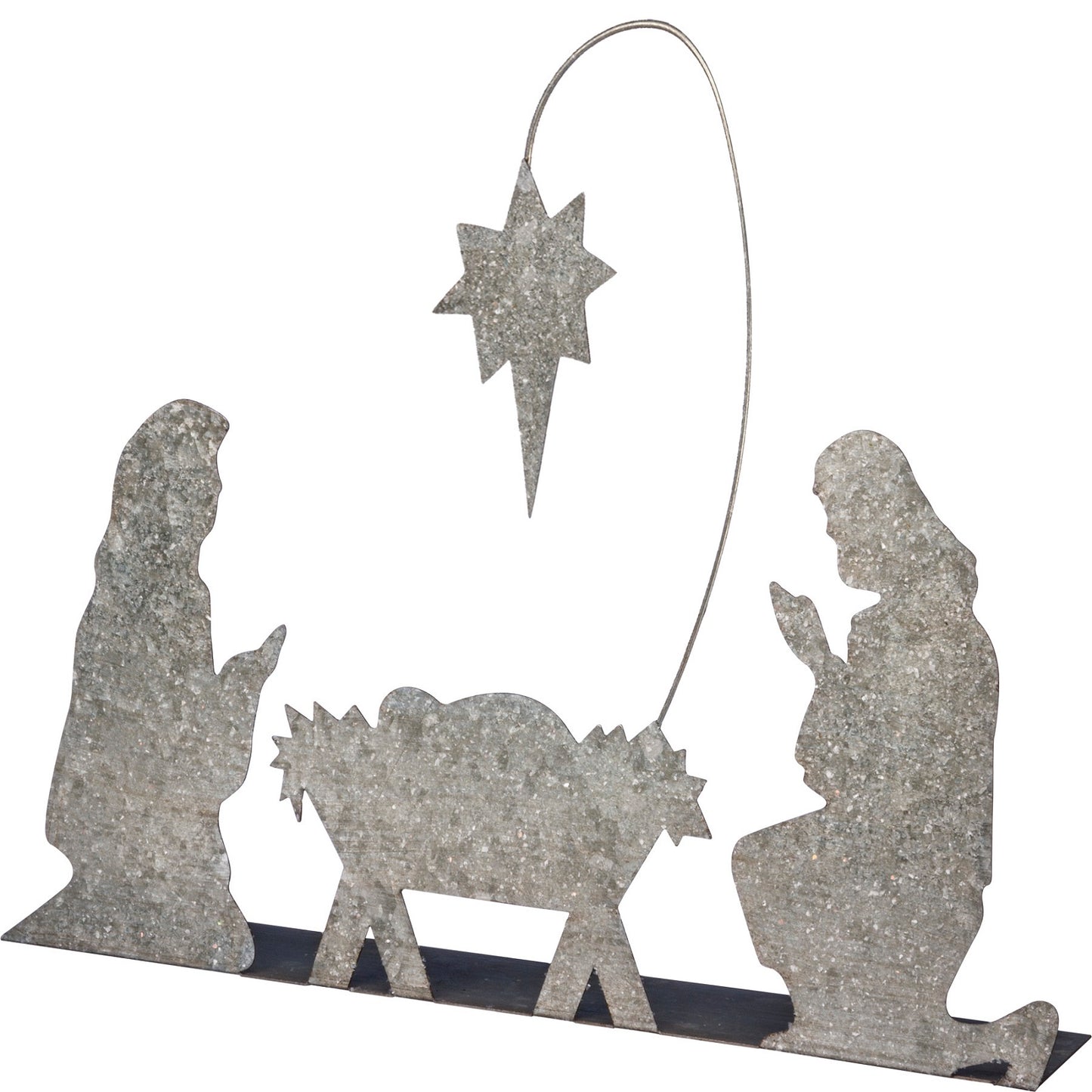 Metal Stand Up Nativity