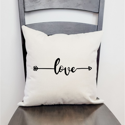 Arrow Love Pillow Cover