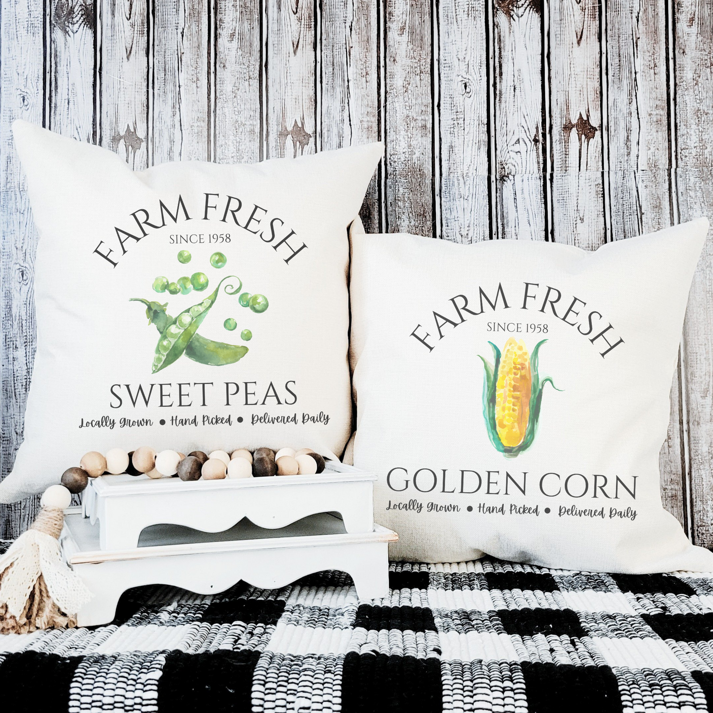 Farm Fresh Pillow Covers