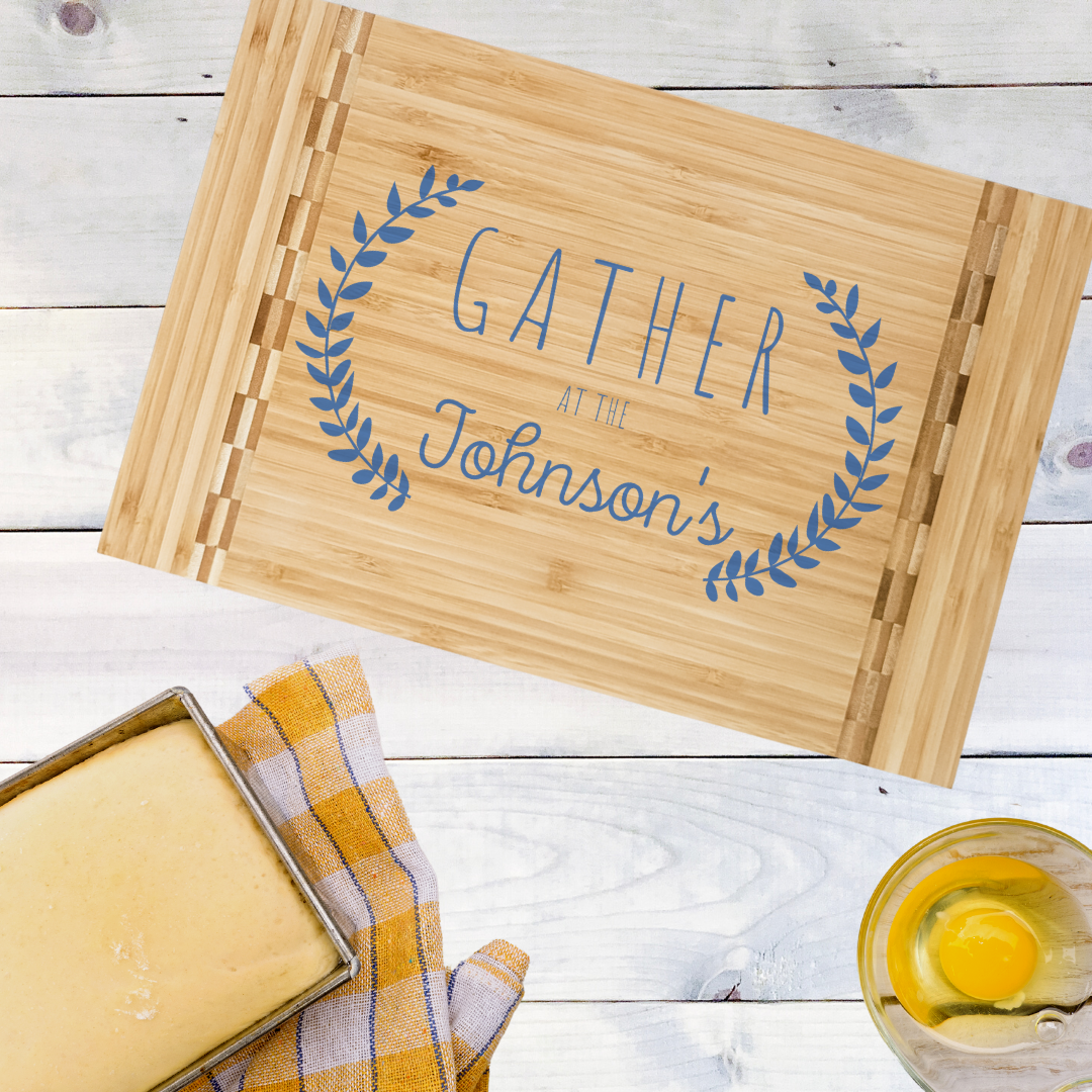 Personalized Gather Cutting Board (various colors)