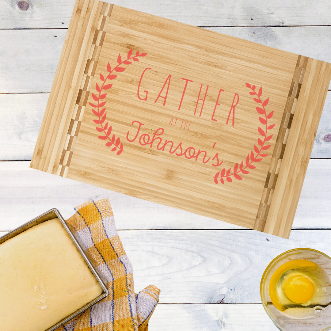 Personalized Gather Cutting Board (various colors)