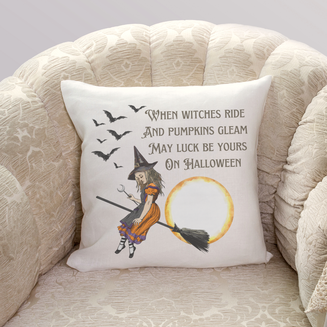 Halloween Luck Pillow Cover