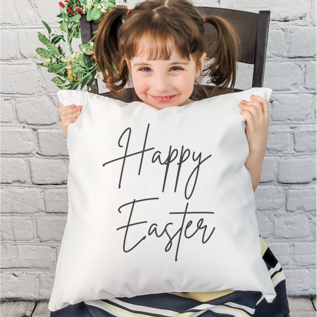 Happy Easter Pillow Cover