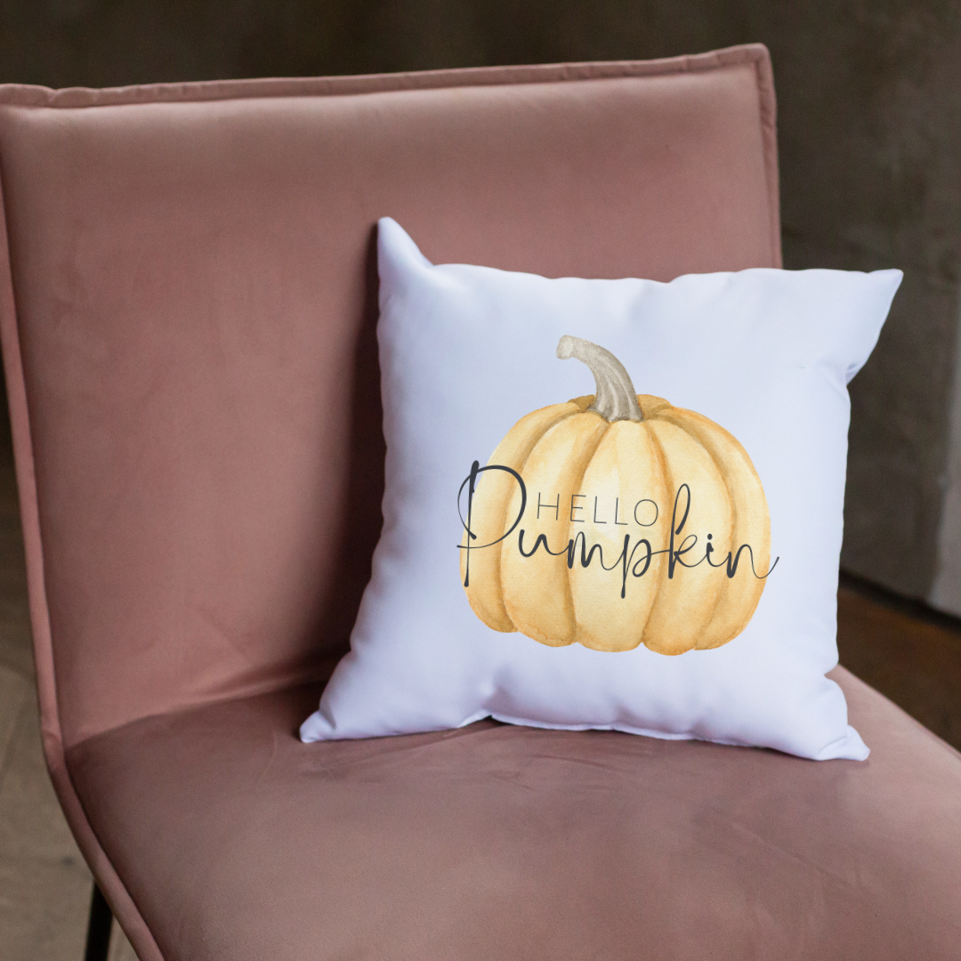 Hello Pumpkin Pillow Cover