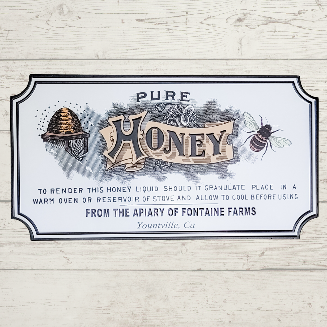 Pure Honey Sign