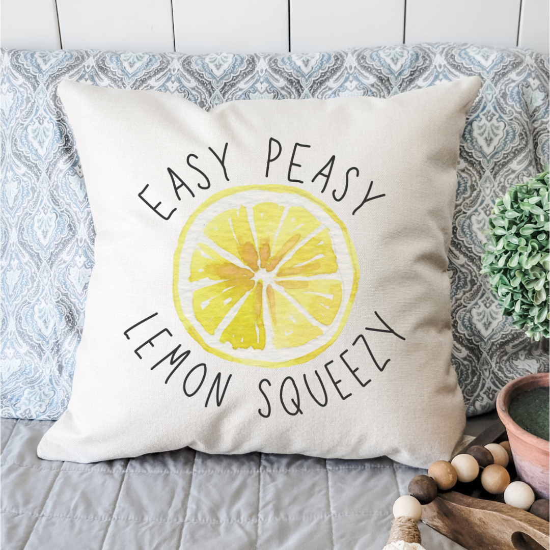 Lemon Squeezy 1 Pillow Cover