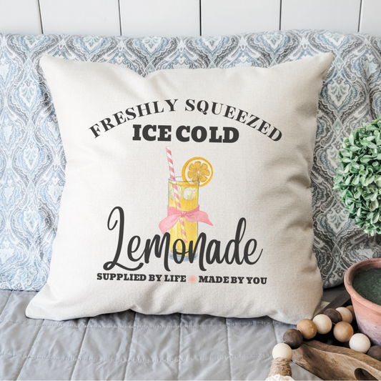 Lemonade Pillow Cover