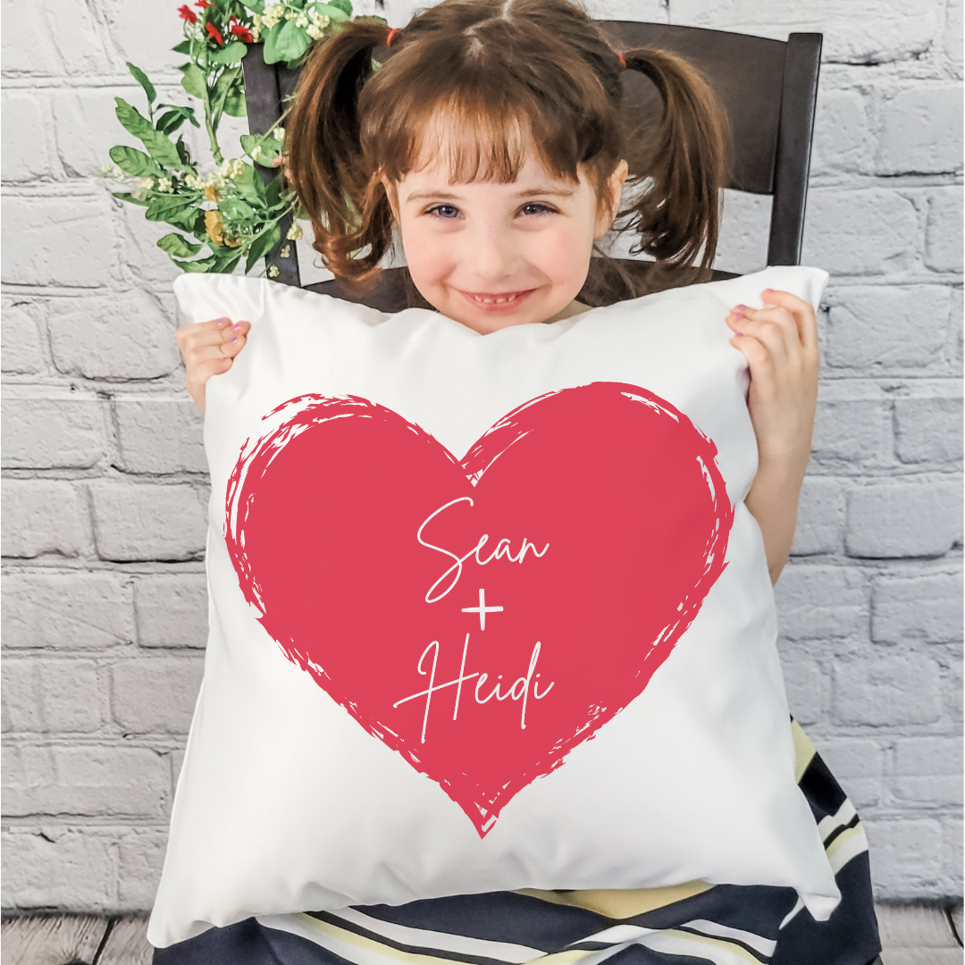 Personalized You + Me Pillow Cover