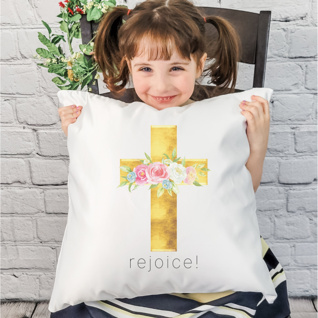 Rejoice Pillow Cover