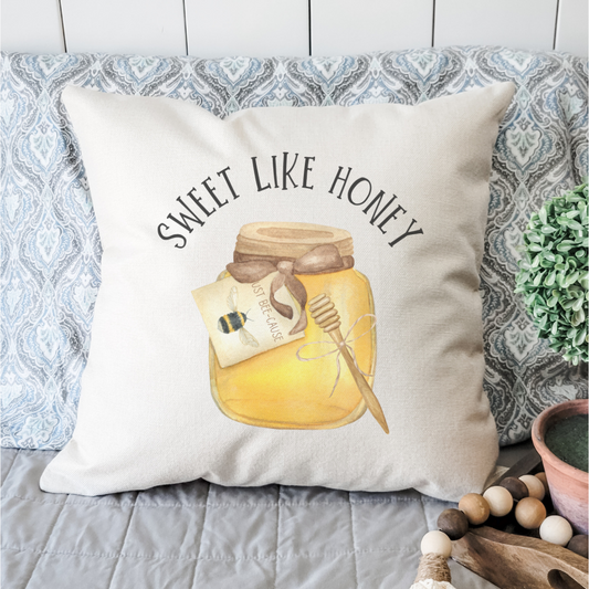 Sweet Like Honey Pillow Cover