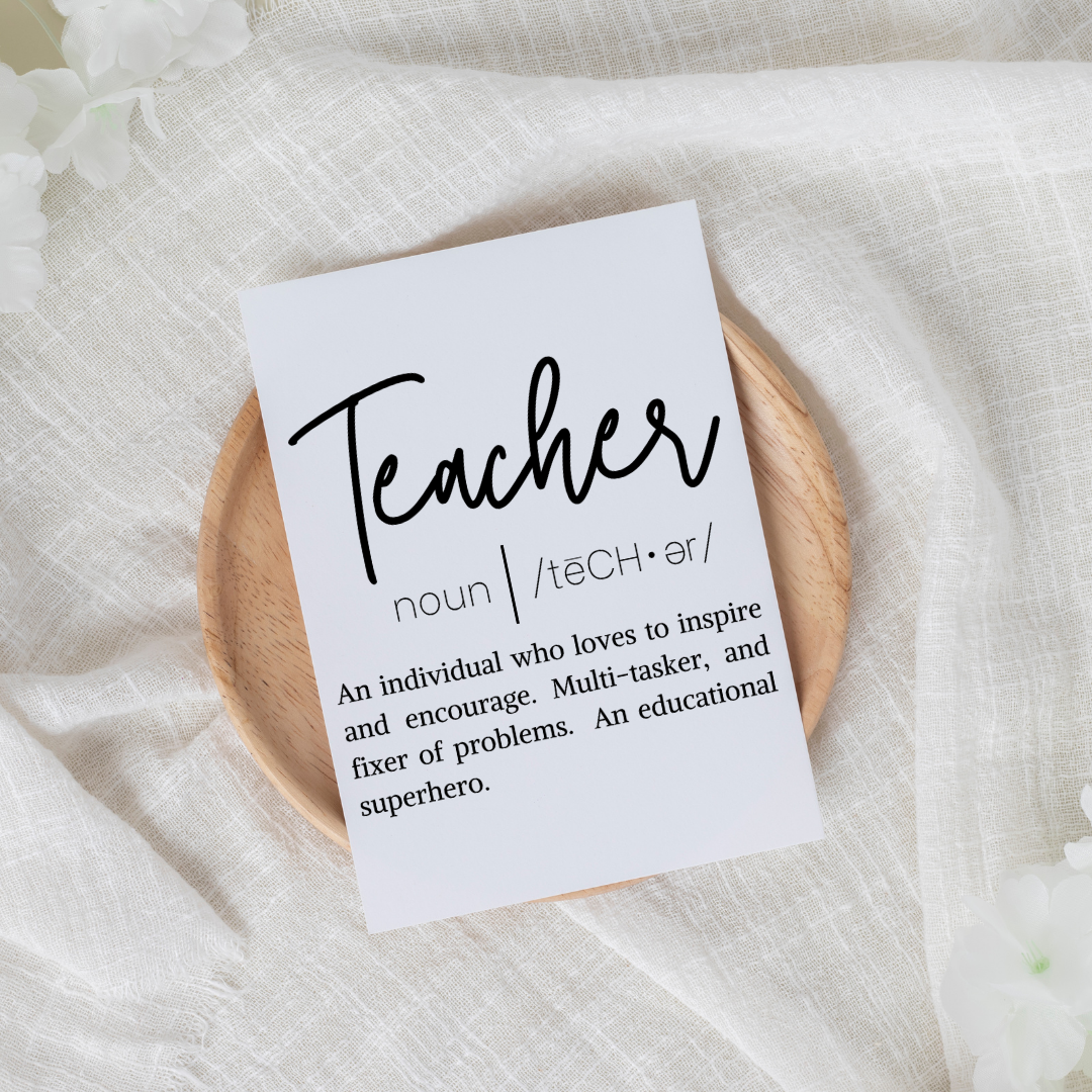 Teacher Definition Digital Download